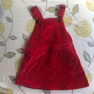 Hanna Andersson Soft Corduroy Overall Skirt ❤️